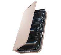 Étui Folio pour iPhone 17 Pro avec Porte-cartes et Fonction Support Dorée