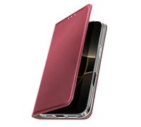 Étui Folio pour iPhone 17 Pro avec Porte-cartes et Fonction Support Vidéo Bordeaux