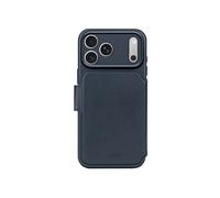 Etui Folio pour iPhone 17 Pro MagSafe en Cuir avec Coque Détachable Bleu marine