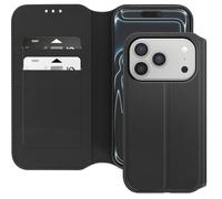 Étui Folio pour iPhone 17 Pro Max avec Porte-cartes et Fonction Support Noir