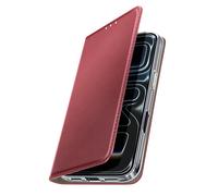 Etui Folio pour iPhone 17 Pro Max avec Porte-cartes et Fonction Support Vidéo Bordeaux