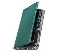 Étui Folio pour iPhone 17 Pro Max avec Porte-cartes et Fonction Support Vidéo Vert sapin
