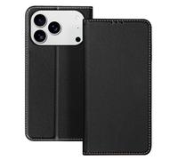 Étui Folio pour iPhone 17 Pro Max avec Portes-cartes et Fonction Stand Noir