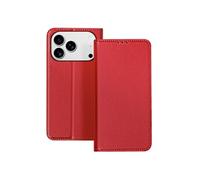 Etui Folio pour iPhone 17 Pro Max avec Portes-cartes et Fonction Stand Rouge