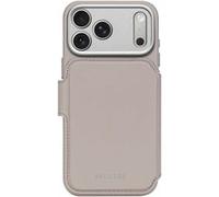 Étui Folio pour iPhone 17 Pro Max MagSafe en Cuir avec Coque Détachable Decoded Beige Beige