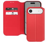 Avizar Étui Folio pour iPhone Air avec Porte-cartes et Fonction Support Rouge