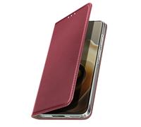 Etui Folio pour Motorola Edge 60 avec Porte-cartes et Fonction Support Vidéo Bordeaux