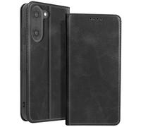 Étui Folio Pour Oneplus Nord Ce5 Design Vintage Avec Fonction Support Vidéo Noir