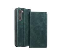 Etui Folio pour OnePlus Nord CE5 Design Vintage avec Fonction Support Vidéo Vert foncé