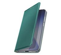 Étui Folio pour Oppo Reno 15 avec Porte-cartes et Fonction Support Vidéo Vert foncé