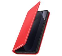 Étui Folio pour Redmi Note 15 Pro Plus 5G avec Porte-cartes et Fonction Support Rouge