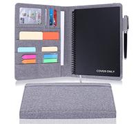 Étui folio pour Rocketbook, organiseur de portefeuille, tissu imperméable, organiseur multifonctionnel avec boucle pour stylo, porte-cartes de visite, convient pour ordinateur portable de format A5,