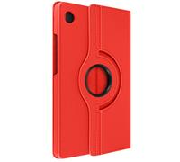 Etui folio pour Samsung Galaxy Tab A9 et Tab A11 avec Support rotatif Rouge