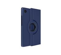 Étui folio pour Samsung Galaxy Tab A9 et Tab A11 Support rotatif Bleu nuit