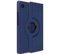 Étui folio pour Samsung Galaxy Tab A9 et Tab A11 Support rotatif Bleu nuit Bleu nuit G