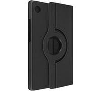 Étui folio pour Samsung Galaxy Tab A9 et Tab A11 Support rotatif Noir Noir G