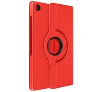 Étui folio pour Samsung Galaxy Tab A9 Plus Support rotatif Paysage Portrait Avizar Rouge Rouge G