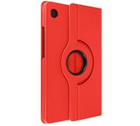 Avizar Étui folio pour Samsung Galaxy Tab A9 et Tab A11 Support rotatif Rouge