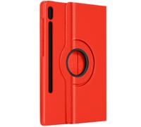 Étui folio pour Samsung Galaxy Tab S9 Support rotatif Paysage Portrait rouge