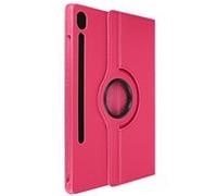 Étui Folio Pour Samsung Tab S9 Fe Support Rotatif Paysage Portrait Fuchsia