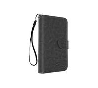 Avizar Étui Folio pour Smartphone Universel Taille M avec Porte-cartes Noir