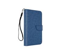 Étui Folio pour Smartphone Universel Taille XXL avec Porte-cartes Bleu