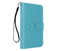 Étui Folio pour Smartphone Universel Taille XXL avec Porte-cartes Turquoise