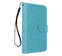 Étui Folio pour Smartphone Universel Taille XXL avec Porte-cartes Turquoise
