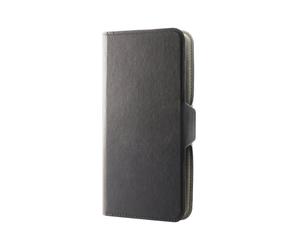 Étui Folio pour Smartphones Universel XXL avec Emplacement Cartes Noir