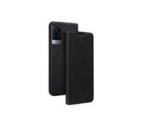 Etui Folio pour Vivo X60 Pro avec Fonction Support et Porte-Cartes Noir
