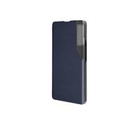 Etui Folio pour Xiaomi 13 Fenêtre Affichage Heure Support Vidéo Bleu Nuit