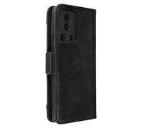Étui Folio pour Xiaomi 13 Lite Porte-cartes Amovible Languette magnétique Noir