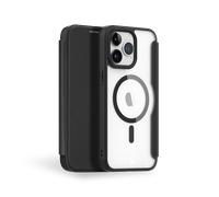 Etui Folio Renforcé iPhone 15 Pro Compatible MagSafe Noir - Garantie à vie Force Case - Neuf