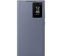 Etui Folio Smart Clear View avec porte-carte pour Samsung Galaxy S24 Ultra Violet Violet G