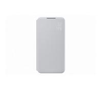 Etui Folio Smart LED View pour Samsung Galaxy S22+ Gris clair