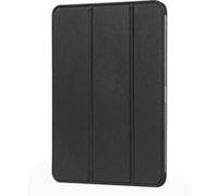Etui Folio Tri-Volets Slim pour iPad Air 10.9 / 11" en Silicone Texturé Decoded Noir Noir