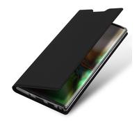Etui Folio Ultra-Fin Noir Galaxy Note-10 Rabat Latéral Magnétique