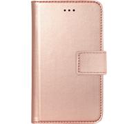 Etui folio universel rose métal taille S