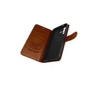 Etui Folio Vivo V23 5G Portefeuille et Support Vidéo Effet Cuir Lisse Marron