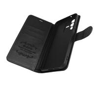 Étui Folio Vivo V23 5G Portefeuille et Support Vidéo Effet Cuir Lisse noir