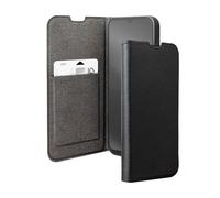 Étui Folio Wallet pour Honor X5c Plus Effet Saffiano avec Fonction Stand BigBen Connected Noir