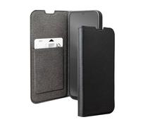 Étui Folio Wallet pour Honor X5c Plus Effet Saffiano avec Fonction Stand Noir