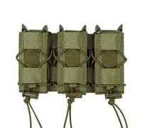 Étui for Chargeur Double/Triple Pistolet 9 mm, étui Molle Mag, Support for Lampe Torche de Chasse, EDC(3OD)