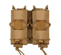 Étui for Chargeur Double/Triple Pistolet 9 mm, étui Molle Mag, Support for Lampe Torche de Chasse, EDC(2T)