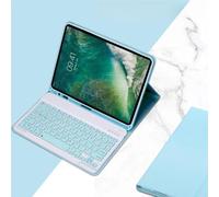 Étui for Clavier for iPad 10,2" 9e 8e 7e génération, Housse for Tablette for iPad 10,2 Pouces/iPad Air 10,5" (3e génération)/iPad Pro 10,5 Pouces(Sky Blue,French Keyboard)