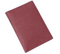 Étui for Passeport en Cuir véritable for Homme, Porte-Passeport de Vache, Porte-Cartes, Portefeuille intégré for Carte d'identité for Femme(Dark Red)