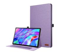 Étui for Tablette à Support Avant adapté à Lenovo Idea Tab Plus, 12.1 Pouces, TB361FU TB361ZU 2025, Coque à Rabat en Tissu Doux(Purple)
