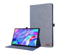 Étui for Tablette à Support Avant adapté à Lenovo Idea Tab Plus, 12.1 Pouces, TB361FU TB361ZU 2025, Coque à Rabat en Tissu Doux(Blue)