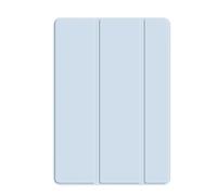 Étui for Tablette à Support Triple Pliable, adapté à Huawei Honor MagicPad 3, 13.3 Pouces, CGA-W00 2025, Couverture arrière Intelligente en Silicone Souple(Sky Blue)