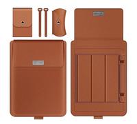 Étui for tablette anti-eau en PU, adapté à Samsung Galaxy Tab S10 FE Plus 13.1 "/S11 Ultra 14.6", pochette à rabat avec support for souris(Brown,S10 FE Plus 13.1")